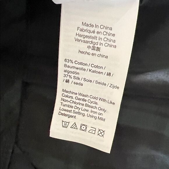 J. Crew Women'sTartan Tuxedo Shirt Blouse Button Down Shirt Cotton Silk Size 4 - Picture 8 of 10